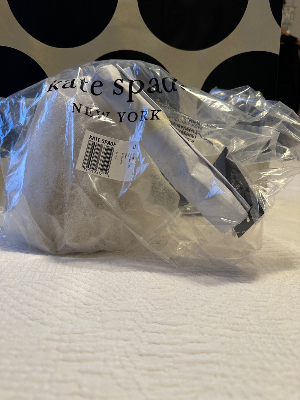 Kate Spade gray leather wristlet charm 3D Tree Wristlet - Picture 4 of 7